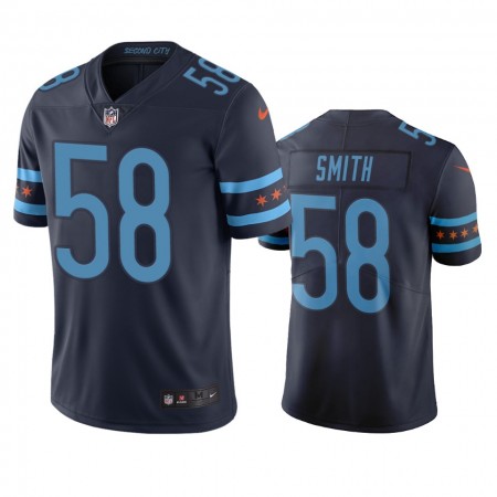 Miesten Chicago Bears NFL Pelipaita Roquan Smith 58 Navy City Edition Vapor Limited